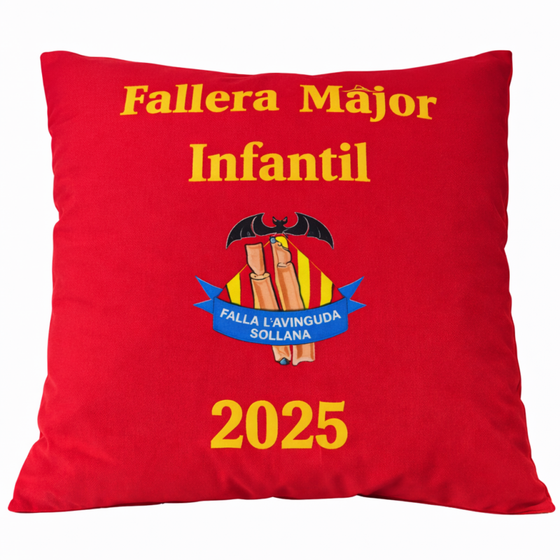 Cojin personalizado cojín fallero personalizado Valencia