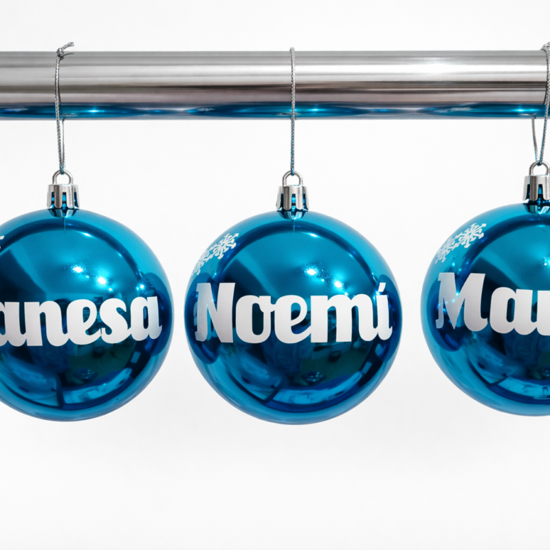 Bola navidad con nombre personalizada
